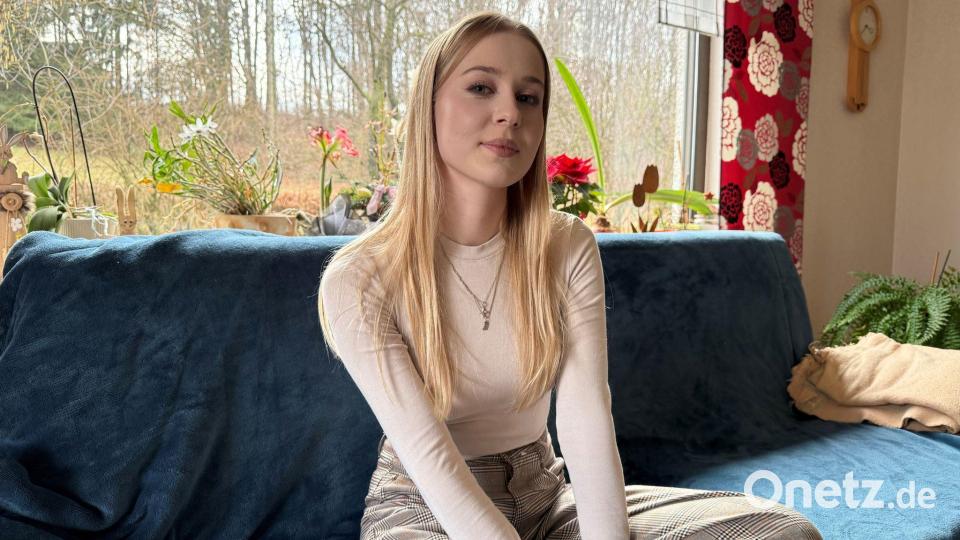 Die 19-jährige Nika Ivchenko wird am vierten Jahrestag des Krieges in der Ukraine innehalten. Bild: Birgit Reichert/dpa