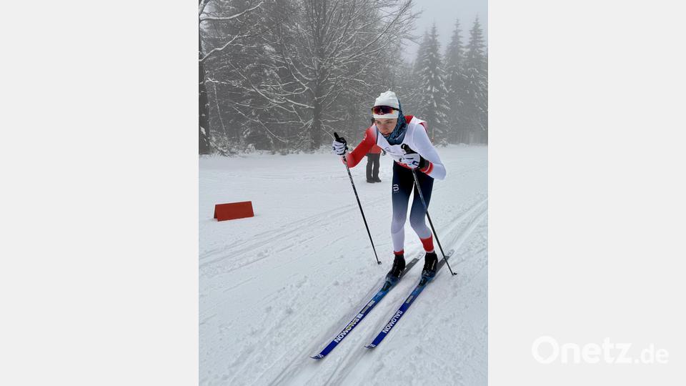 Über die 4 Kilometerstrecke war Theo Morgott vom SC Großberg der Schnellste Bild: chl