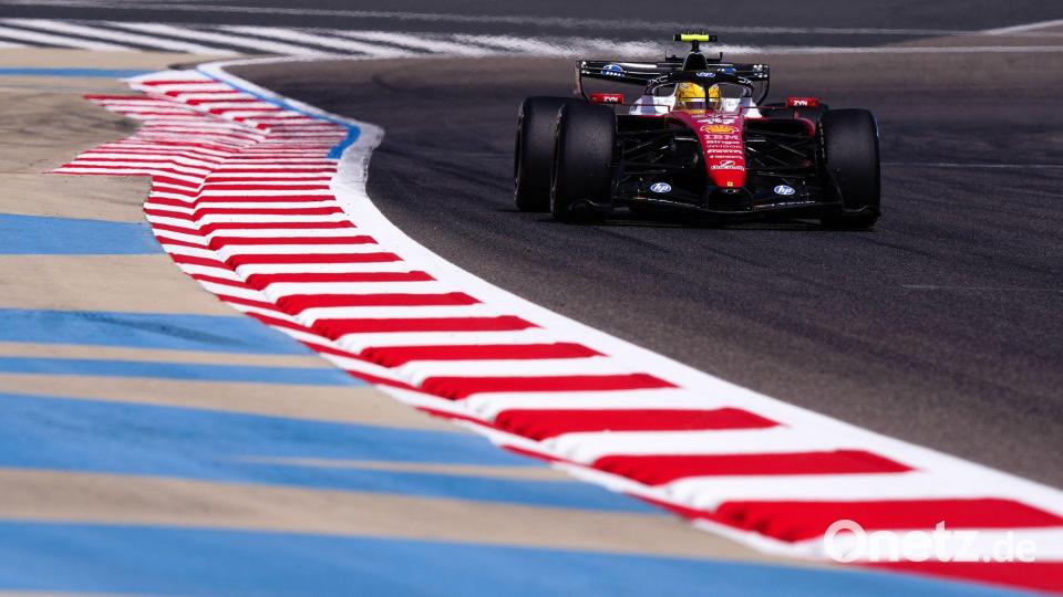 Der neue Ferrari erwies sich als vielversprechend. (Archivbild) Bild: Bradley Collyer/PA Wire/dpa