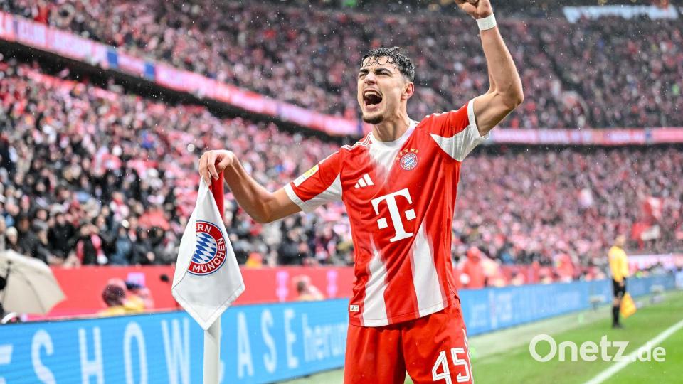 Bereit für Dortmund: Aleksandar Pavlovic jubelt nach seinem Tor. Bild: Harry Langer/dpa