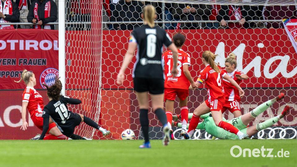 Das Tor von Kessya Bussy reichte Wolfsburg bei weitem nicht. Bild: Ulrich Gamel/dpa