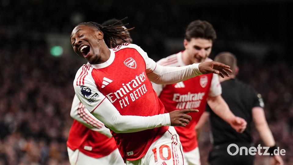 Bereits im Hinspiel hatte Eberechi Eze dreimal gegen Tottenham getroffen. Bild: John Walton/PA Wire/dpa