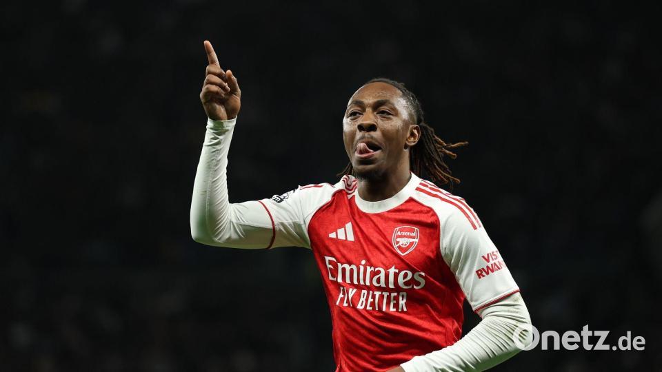 In Tottenham war Arsenals Eberechi Eze erneut der Matchwinner. Bild: Ian Walton/AP/dpa