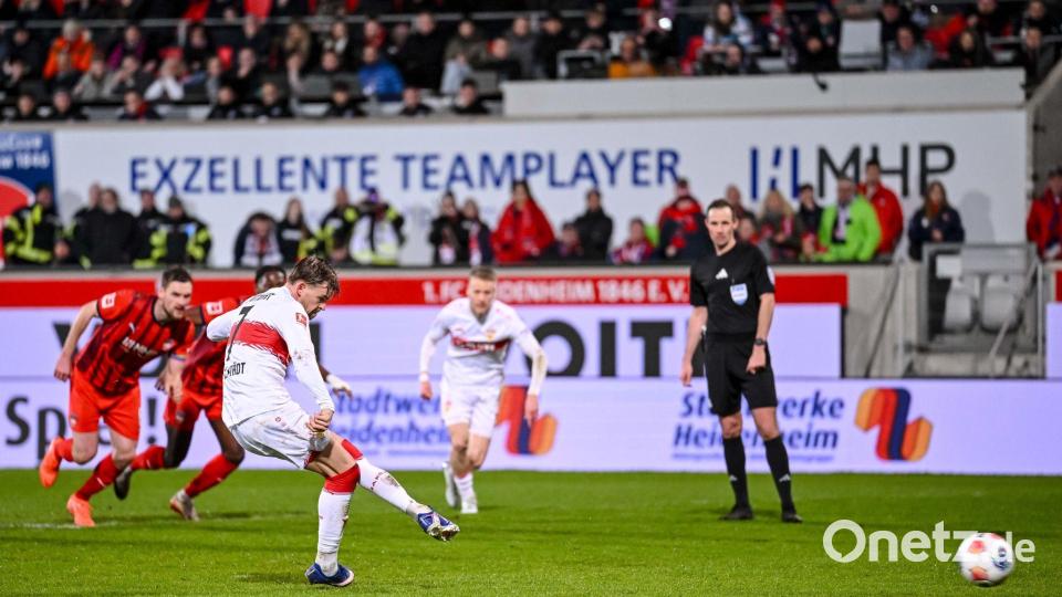 Maximilian Mittelstädt blieb vom Elfmeterpunkt eiskalt. Bild: Harry Langer/dpa
