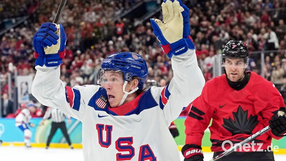 Matt Boldy erzielte nach einem tollen Alleingang das 1:0. Bild: Hassan Ammar/AP/dpa