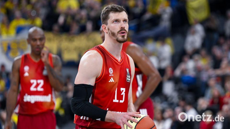 Andreas Obst und die Bayern-Basketballer erlebten den nächsten Pokal-Frust. Bild: Sven Hoppe/dpa