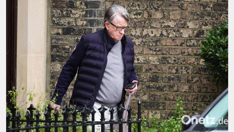 Der frühere britische US-Botschafter Peter Mandelson wurde festgenommen. (Archivbild) Bild: James Manning/PA Wire/dpa