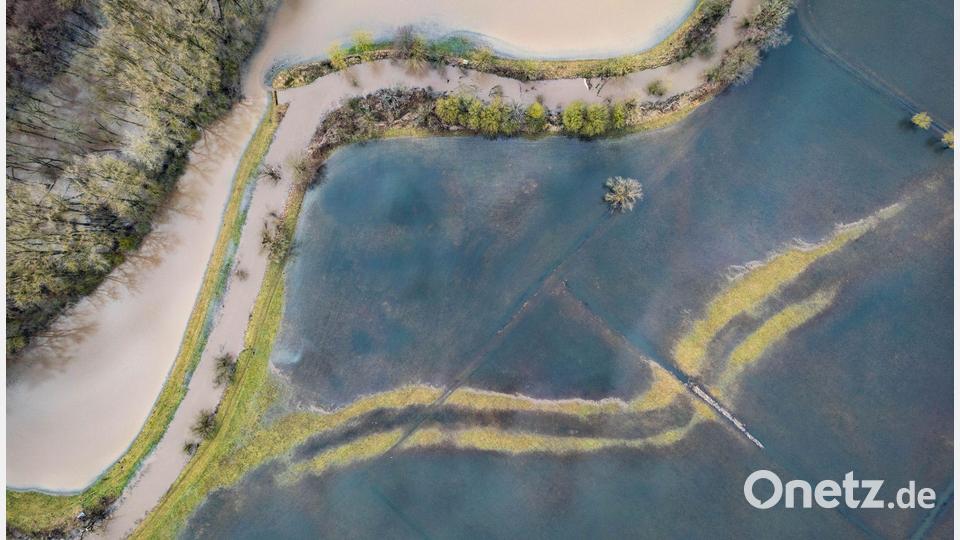 Hochwasser in Hessen Bild: Boris Roessler/dpa