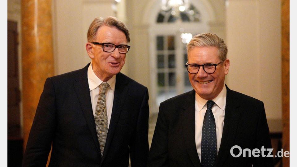 Die Affäre um Peter Mandelson (links) führte beinahe zum Sturz des britischen Premierministers Keir Starmer (rechts). (Archivfoto) Bild: Carl Court/PA Wire/dpa