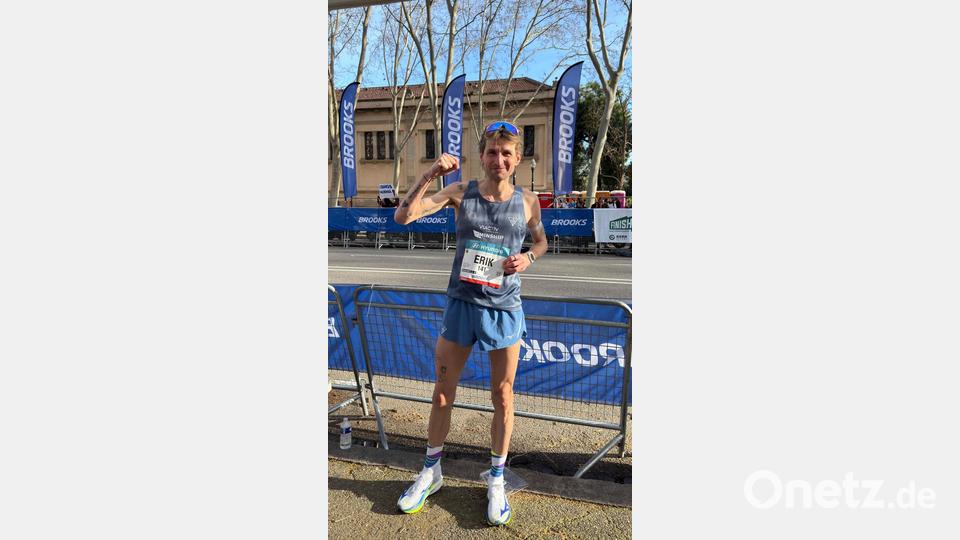 Erik Hille mit Rekord beim Barcelona-Halbmarathon. Bild: Berta Garcia (privat)