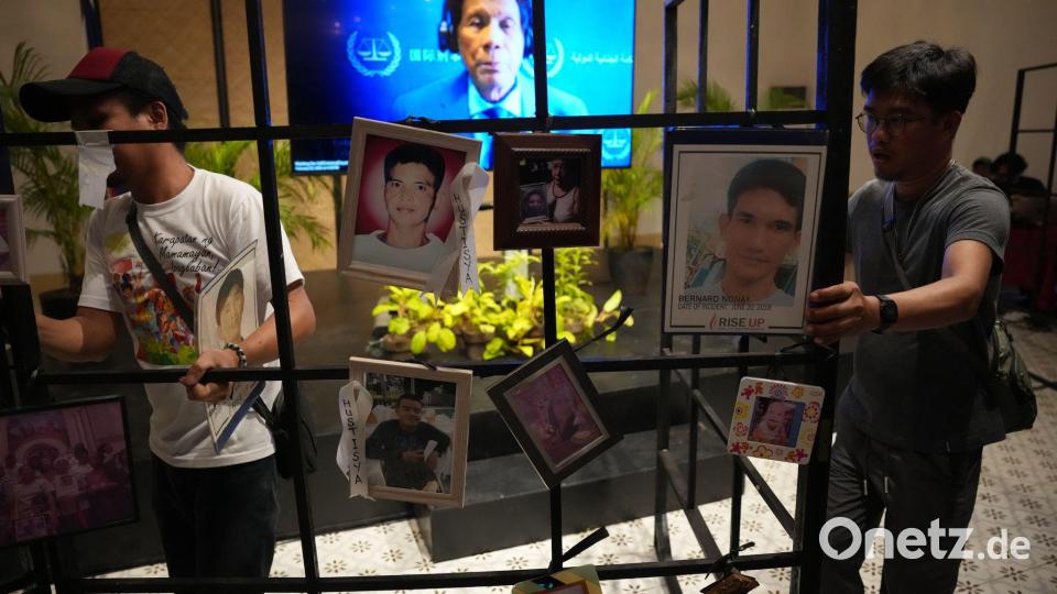 Der 80 Jahre alte Duterte blieb der Anhörung ohne Angabe von Gründen fern. Bild: Aaron Favila/AP/dpa