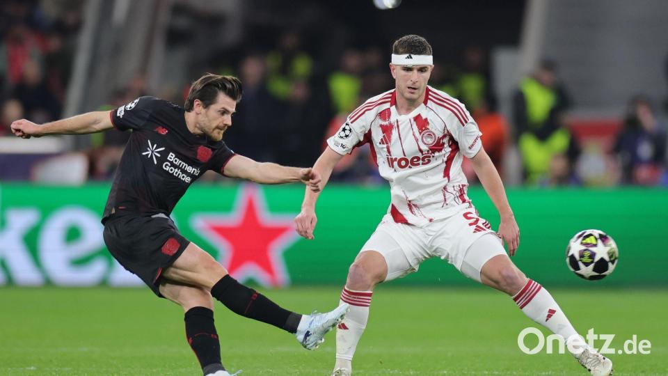 Leverkusens Jonas Hofmann stand erstmals in dieser Saison in der Champions League auf dem Platz. Bild: Rolf Vennenbernd/dpa