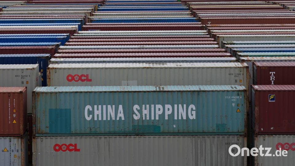 China hat 2025 die USA als wichtigster Handelspartner Deutschlands wieder überholt. (Symbolbild) Bild: Marcus Brandt/dpa