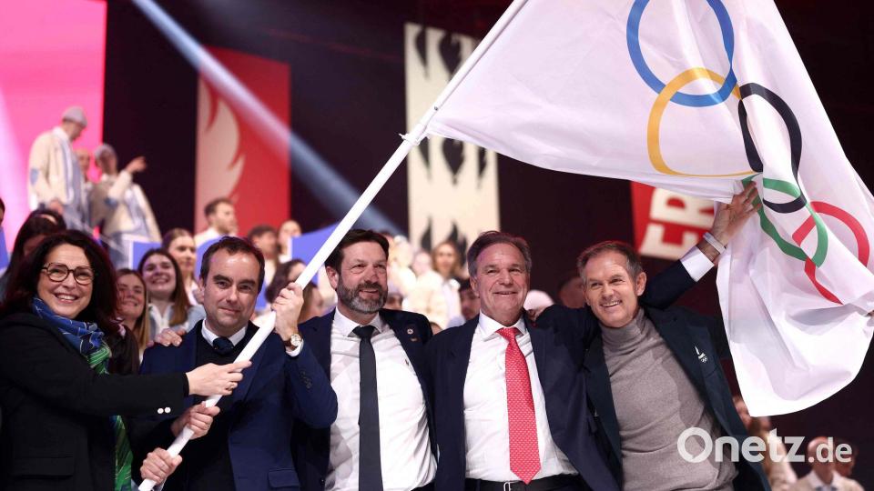 Die Organisatoren der nächsten Winterspiele in Frankreich müssen noch viele Probleme lösen. Bild: Alex Martin/AFP/dpa