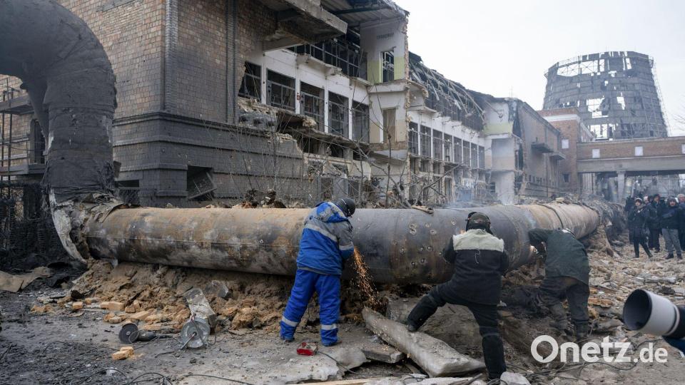 Die EU will die Ukraine beim Wiederaufbau von Infrastruktur unterstützen. (Archivbild) Bild: -/Kyodo/dpa