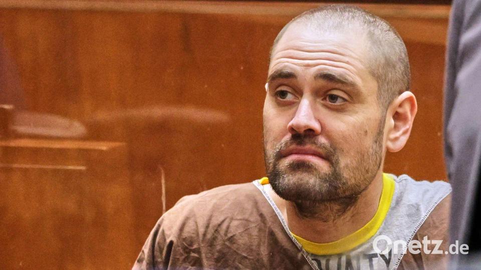 Nick Reiner bei seiner Anklageverlesung: Er plädierte auf „nicht schuldig“. Bild: Chris Torres/Pool EPA/AP/dpa