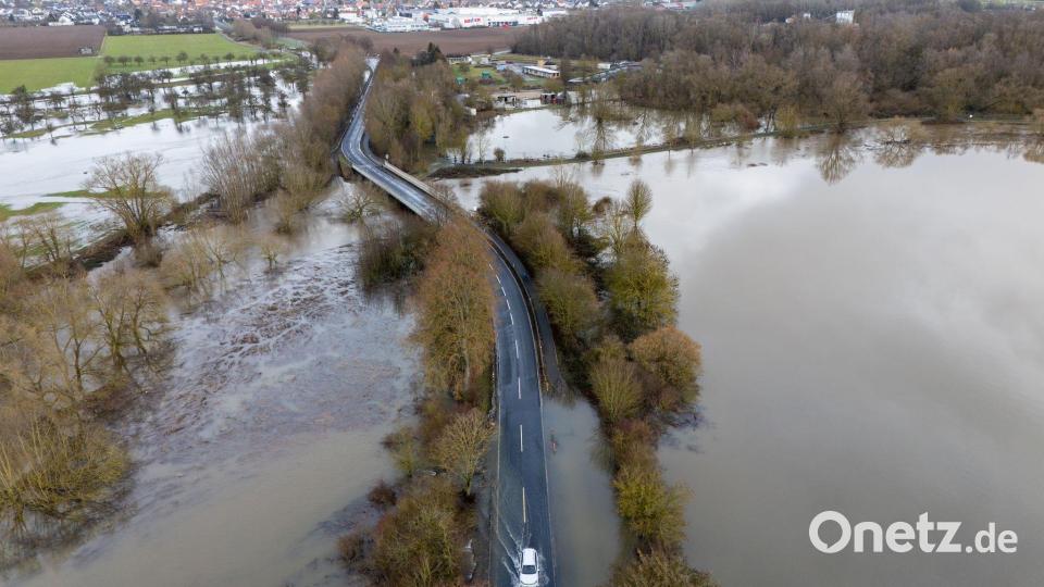 Hochwasser in Hessen Bild: Florian Wiegand/dpa