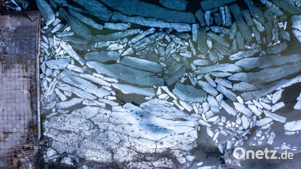 Eisschollen in der Wismarer Bucht Bild: Jens Büttner/dpa