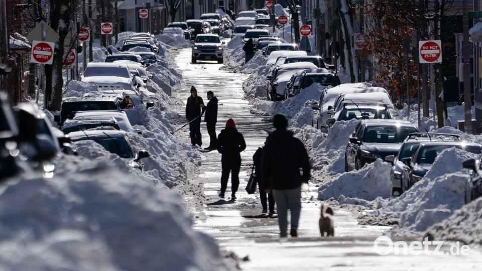 Winterwetter in den USA Bild: Sophie Park/AP/dpa