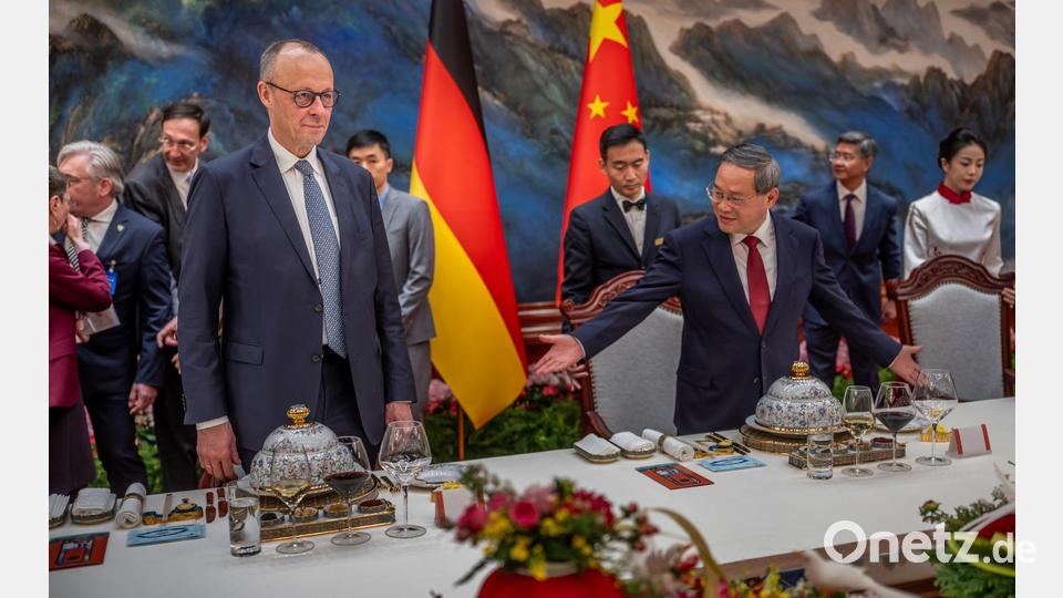 Merz erstmals in China Bild: Michael Kappeler/dpa pool/dpa