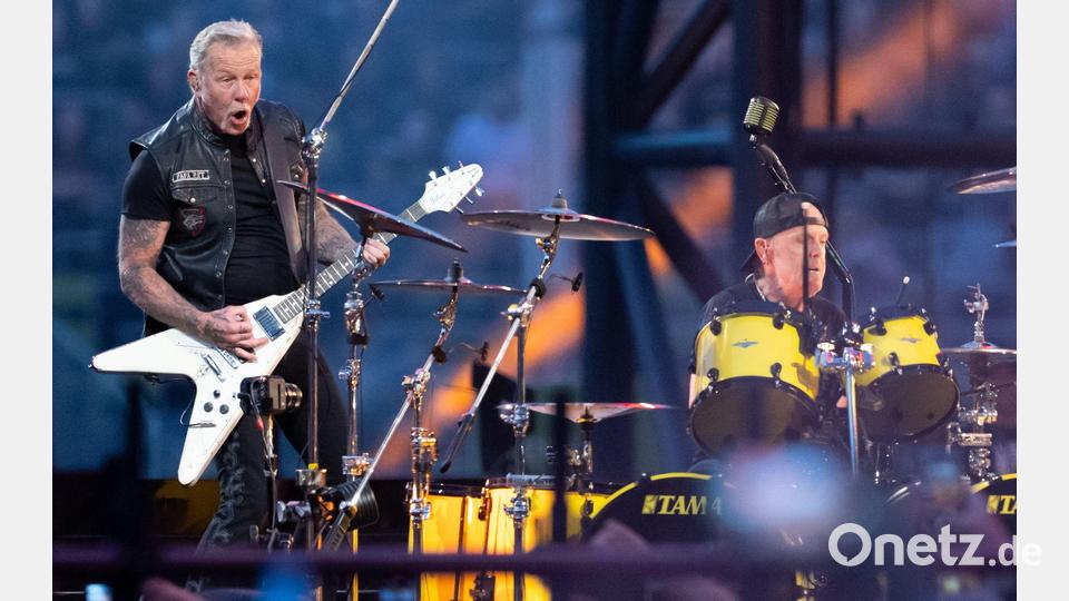 Metallica wird in der Sphere-Halle in Las Vegas spielen . (Archivbild) Bild: Sven Hoppe/dpa