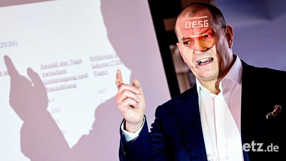 Versuchte die Vorwürfe zu entkräften: DESG-Präsident Matthias Große. Bild: Britta Pedersen/dpa
