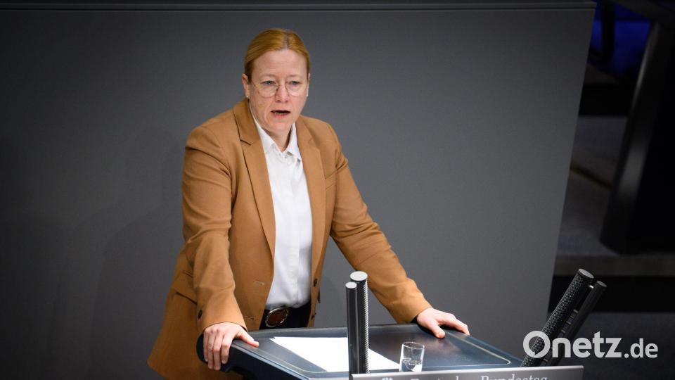 Im Bundestag argumentierte SPD-Frakionsvize Dagmar Schmidt für das Gesetz. Bild: Bernd von Jutrczenka/dpa