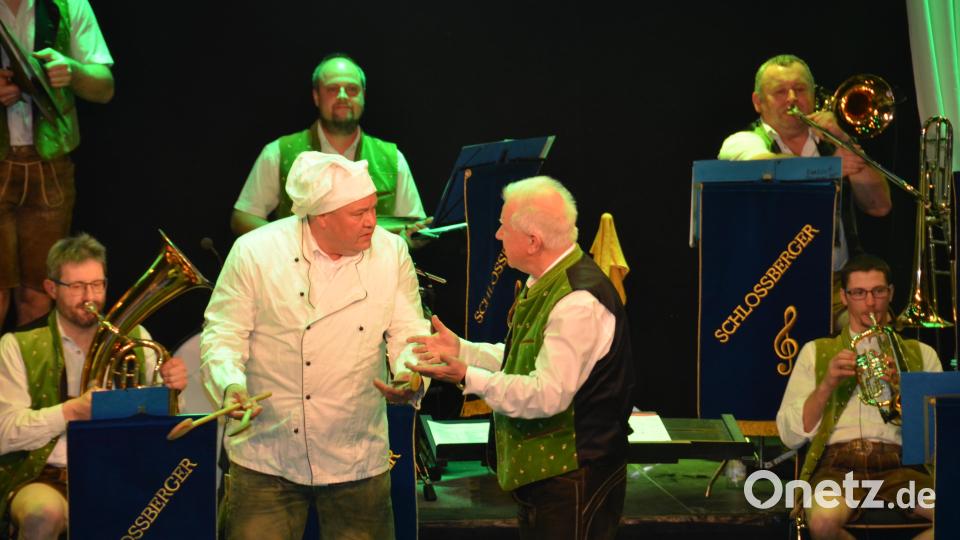Für Humor ist bei den Konzerten mit den "Schlossbergern" immer gesorgt. Archivbild: dob