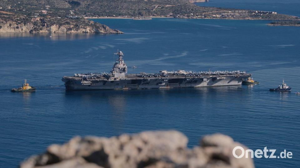 Die USA haben ihre Militärpräsenz massiv verstärkt. Bild: Giannis Angelakis/AP/dpa