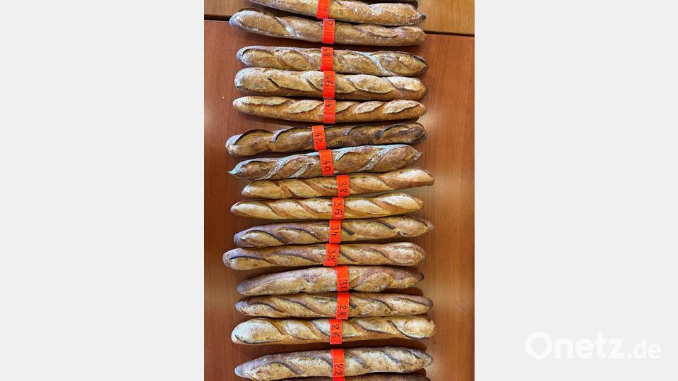 Für den Grand Prix de la Baguette wurden die Brote nach Kriterien wie Geschmack, Geruch, Kruste und Textur beurteilt. Bild: Michael Evers/dpa