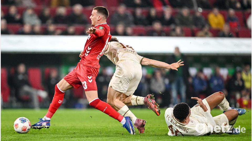 Said El Mala (l) kam spät und konnte das Spiel nicht mehr in eine andere Richtung lenken. Bild: Harry Langer/dpa