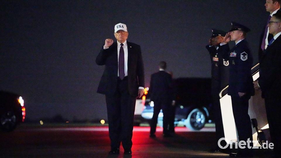 Trump bestätigte in einer Videobotschaft, dass das US-Militär den Iran angegriffen hat. Bild: Matt Rourke/AP/dpa