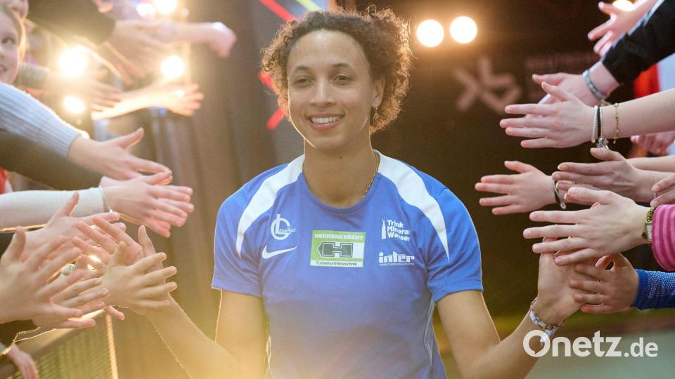 Malaika Mihambo wurde zum neunten Mal in Folge deutsche Hallenmeisterin. Bild: Bernd Thissen/dpa