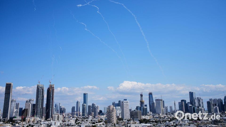 Auch der Iran setzte seine Angriffe fort - nicht nur auf Israel. Bild: Ohad Zwigenberg/AP/dpa