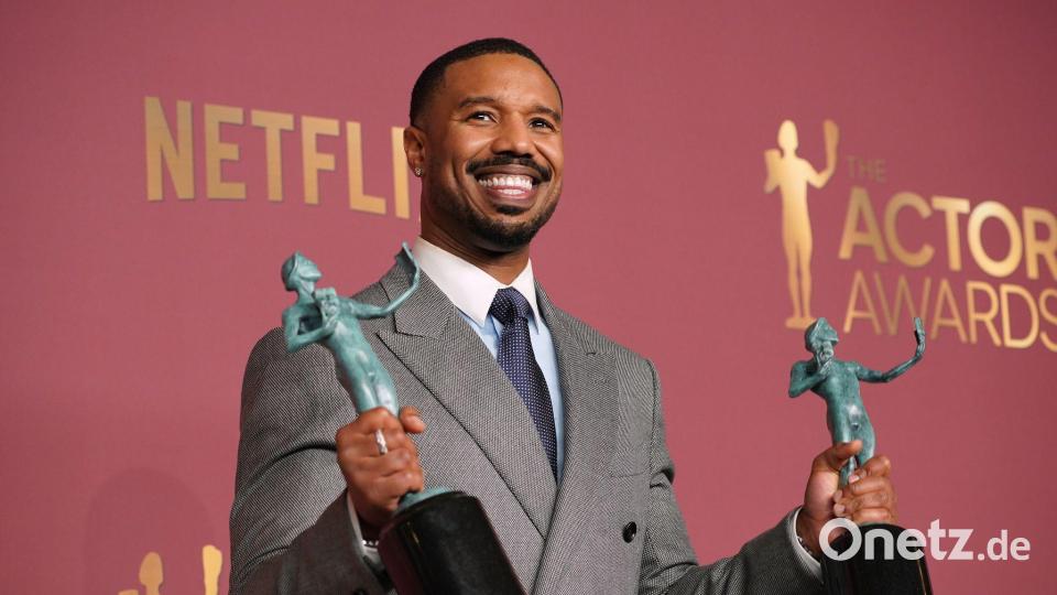 Gleich mehrfach auszeichnet für die männliche Hauptrolle und die Leistung im Ensemble: Michael B. Jordan. Bild: Jordan Strauss/Invision/AP/dpa
