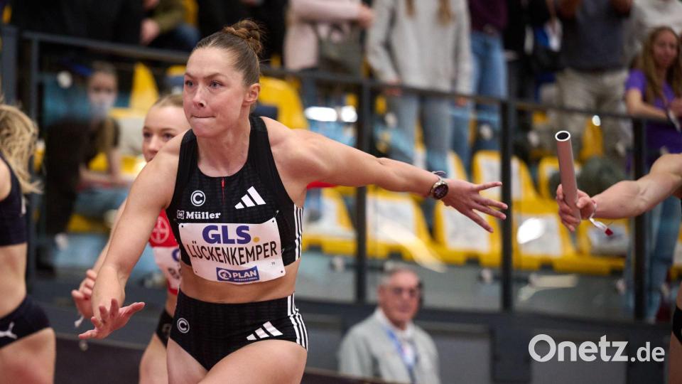 Einzelstarts plant Gina Lückenkemper erst wieder in der kommenden Freiluft-Saison. Bild: Bernd Thissen/dpa