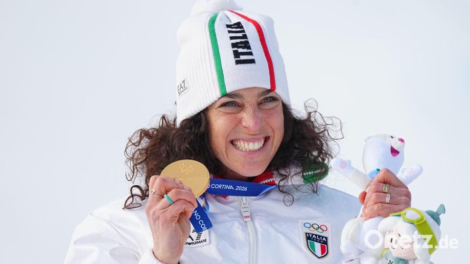 Federica Brignone gewann bei Olympia zwei Goldmedaillen. (Archivbild) Bild: Michael Kappeler/dpa