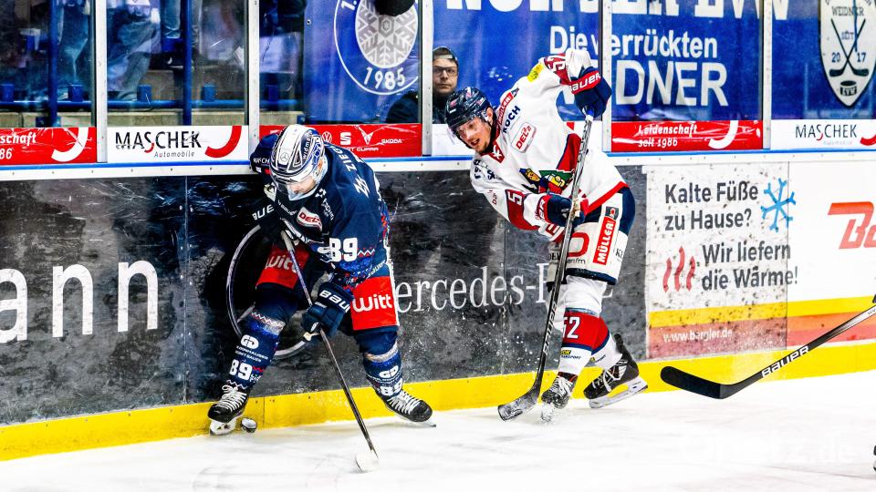 Dennis Miller (rechts) ist künftig Teamkollege von Tyler Ward. Bild: Blue Devils Weiden