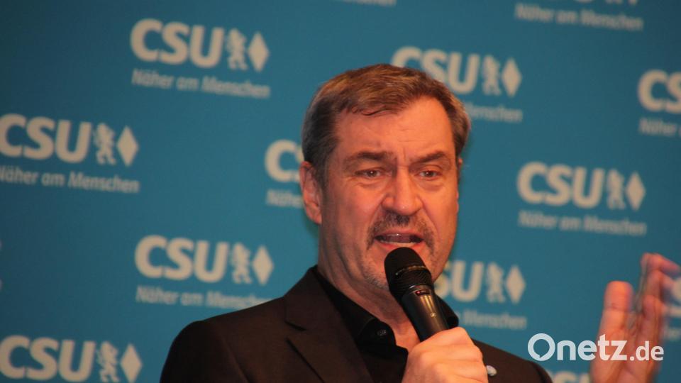 Ministerpräsident Dr. Markus Söder: "Die CSU ist lokal, regional und global denkend". Bild: Konrad Rosner
