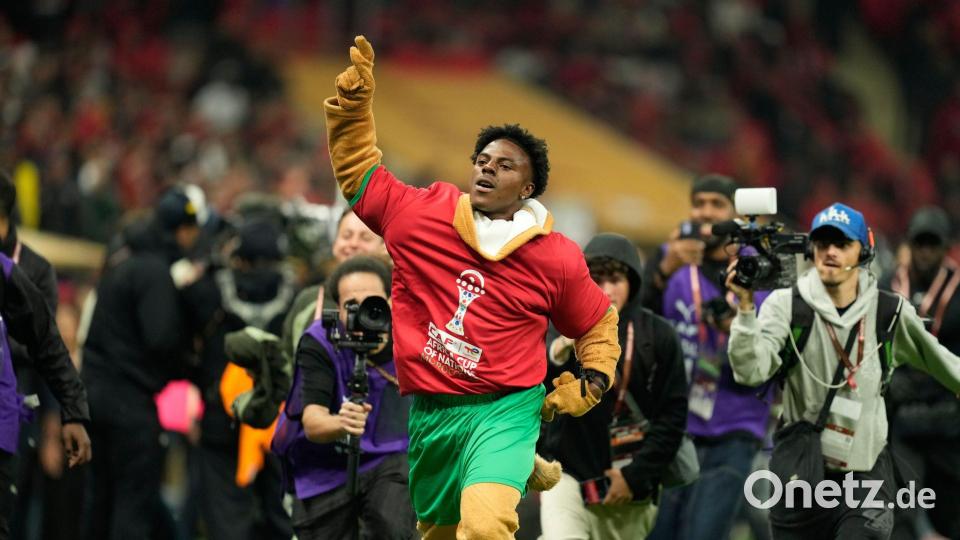 US-Youtuber „IShowSpeed“ hatte auch schon bei anderen Großveranstaltungen Aufmerksamkeit gesucht. (Archivbild) Bild: Mosa'ab Elshamy/AP/dpa