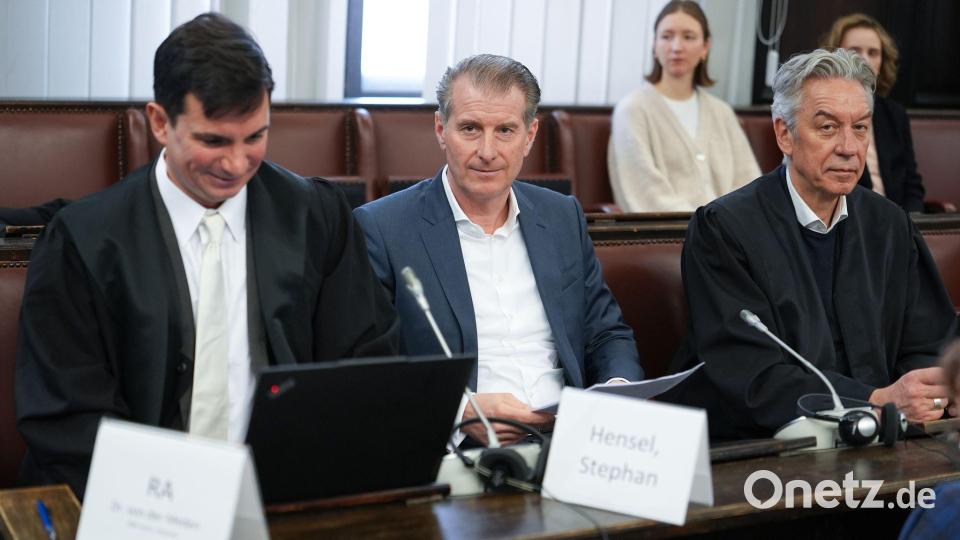 Stephan Hensel, der Ex-Mann von Christina Block, ist Nebenkläger im Prozess um die Entführer zweier gemeinsamer Kinder. Bild: Marcus Brandt/Pool dpa/dpa