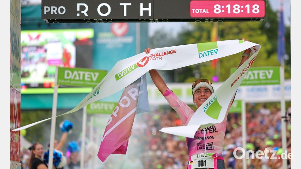 Wird Laura Philipp erneut in Roth triumphieren? (Archivbild) Bild: Daniel Karmann/dpa