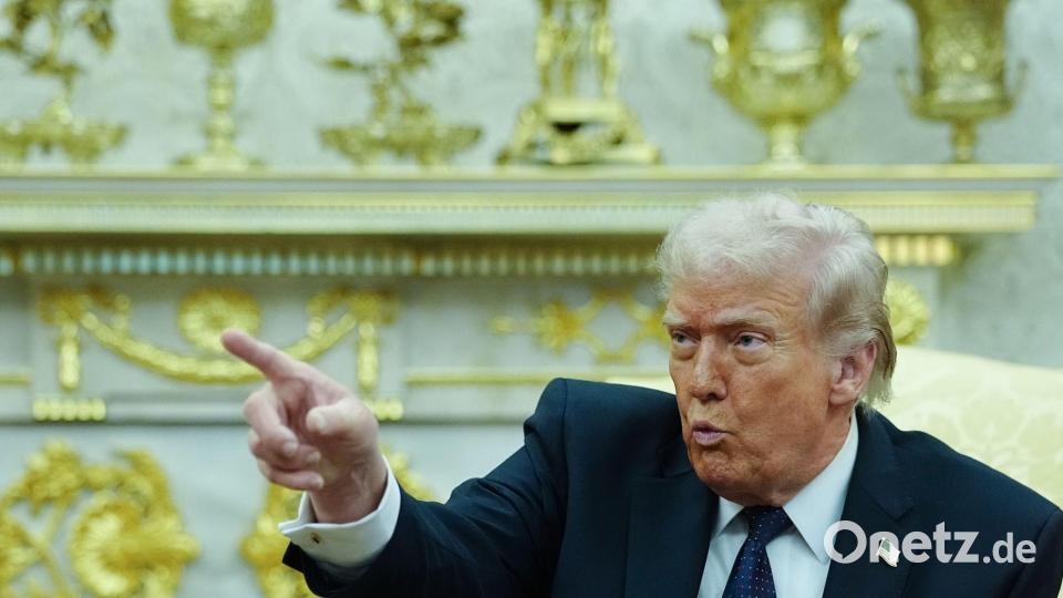 Trump kritisierte Spanien und Großbritannien scharf. Bild: Kay Nietfeld/dpa