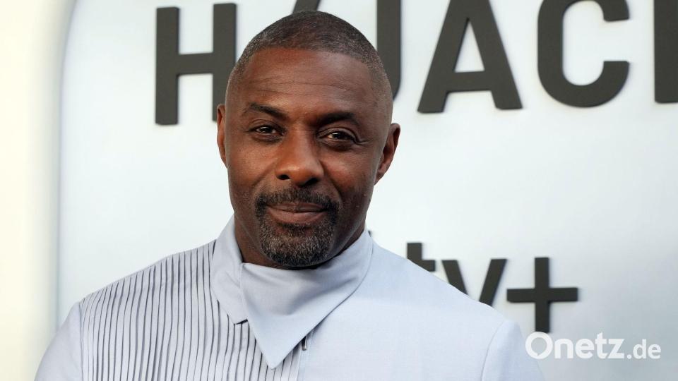 Idris Elba 2023 in London bei der Weltpremiere der ersten Staffel der Serie „Hijack“ - damals hieß der Streamingdienst noch Apple TV+ (nun nur noch Apple TV). (Archivbild) Bild: Jeff Moore/PA Wire/dpa