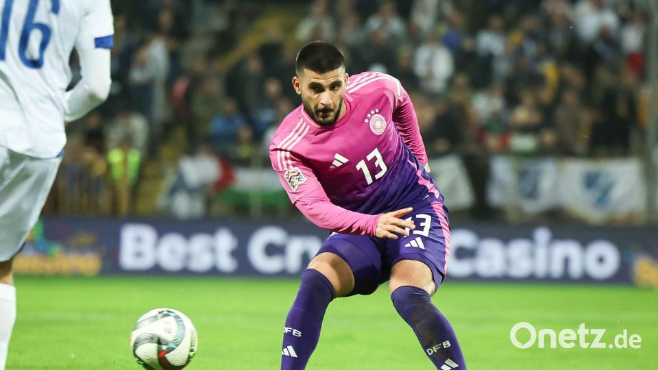 Deniz Undav bestritt bislang sechs Länderspiele für Deutschland. (Archivbild) Bild: Christian Charisius/dpa