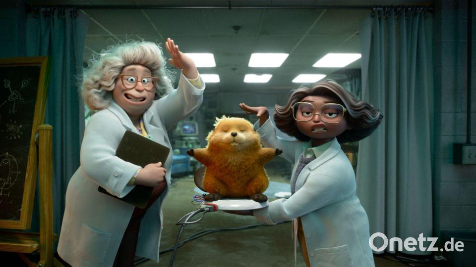 Mit der „Hoppers“-Technologie können Wissenschaftler in Roboter-Tiere schlüpfen. Bild: © 2025 Disney/Pixar/dpa