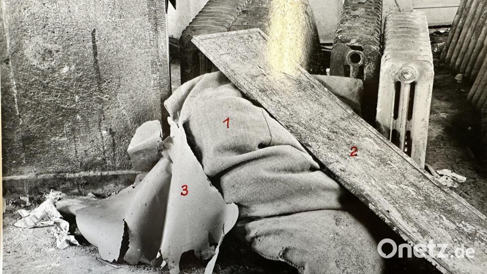 Die Leiche von Berek Goldfeier war unter einer Tür versteckt. Bild: Staatsarchiv Amberg
