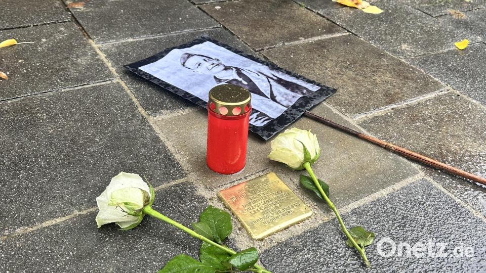 Noch heute wird das Gedenken an Berek Goldfeier begangen. Bild: Stefanie Kraus