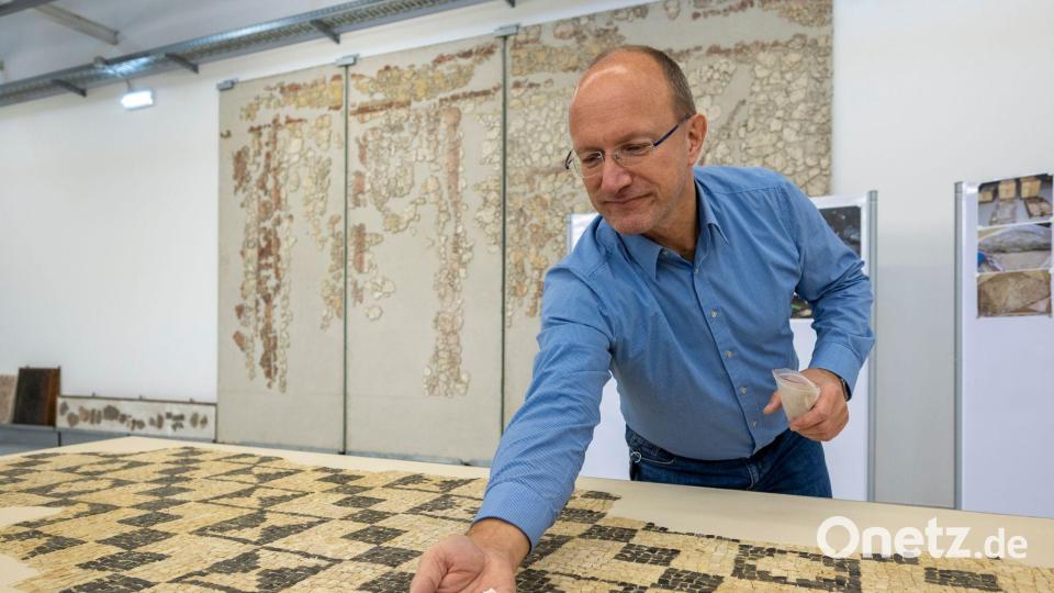 Danach soll es seinen Platz im künftigen Römermuseum in Augsburg finden. Bild: Stefan Puchner/dpa