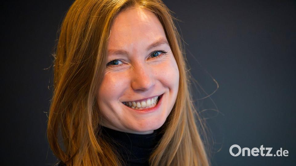 Amelie Reigl ist auf Social Media sehr präsent. Bild: Peter Kneffel/dpa